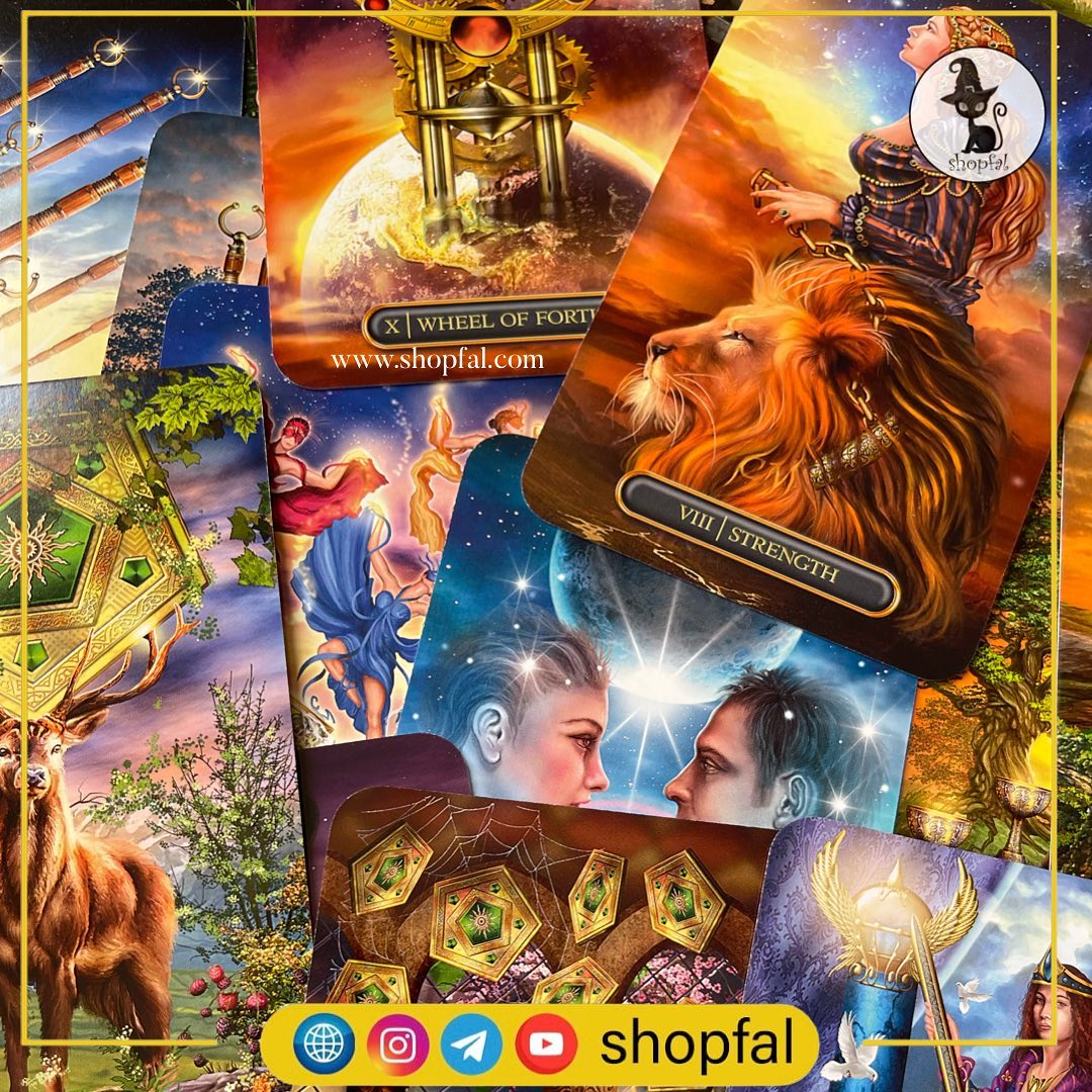 Gilded Tarot Royale - کارت تاروت رویال طلاکاری