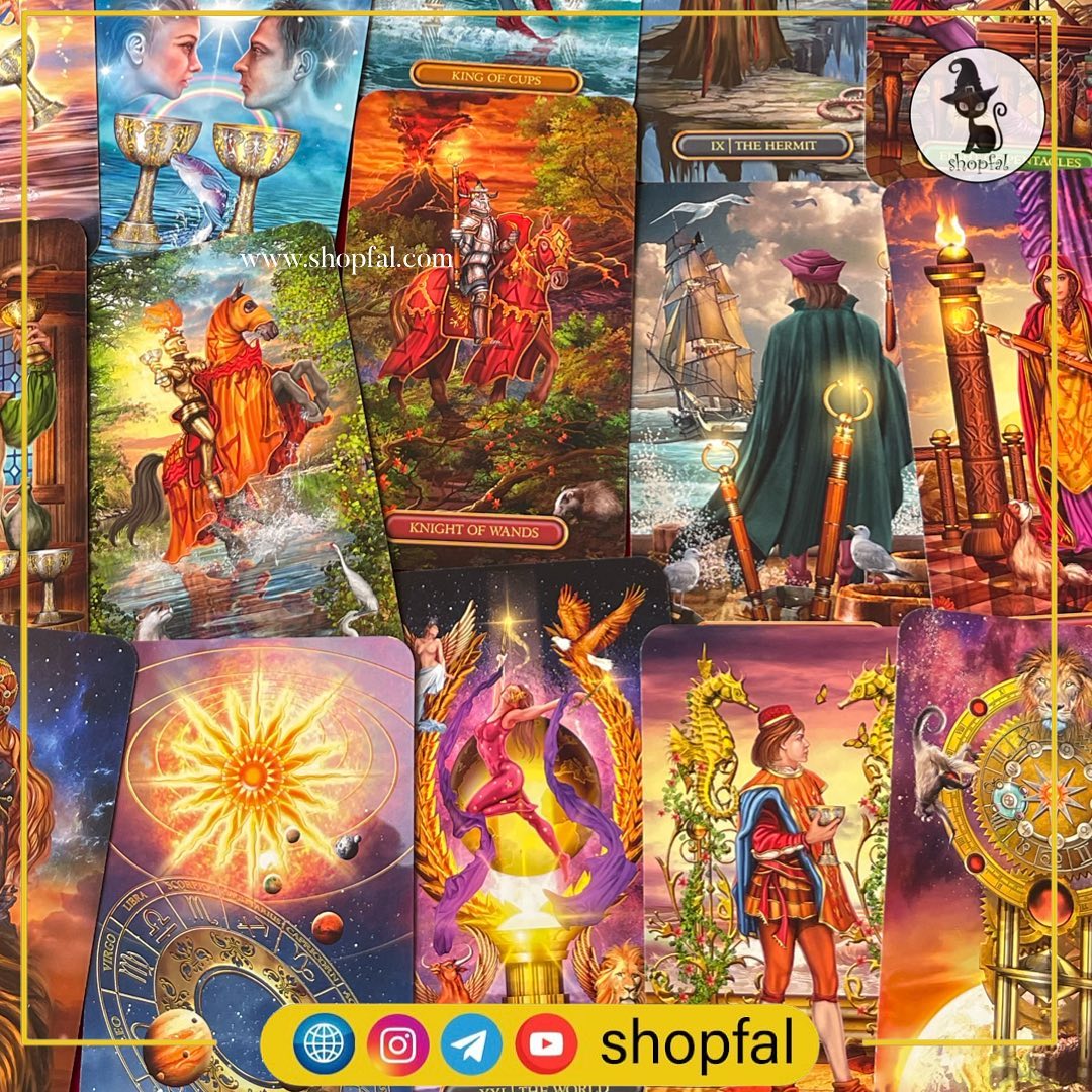 Gilded Tarot Royale - کارت تاروت رویال طلاکاری