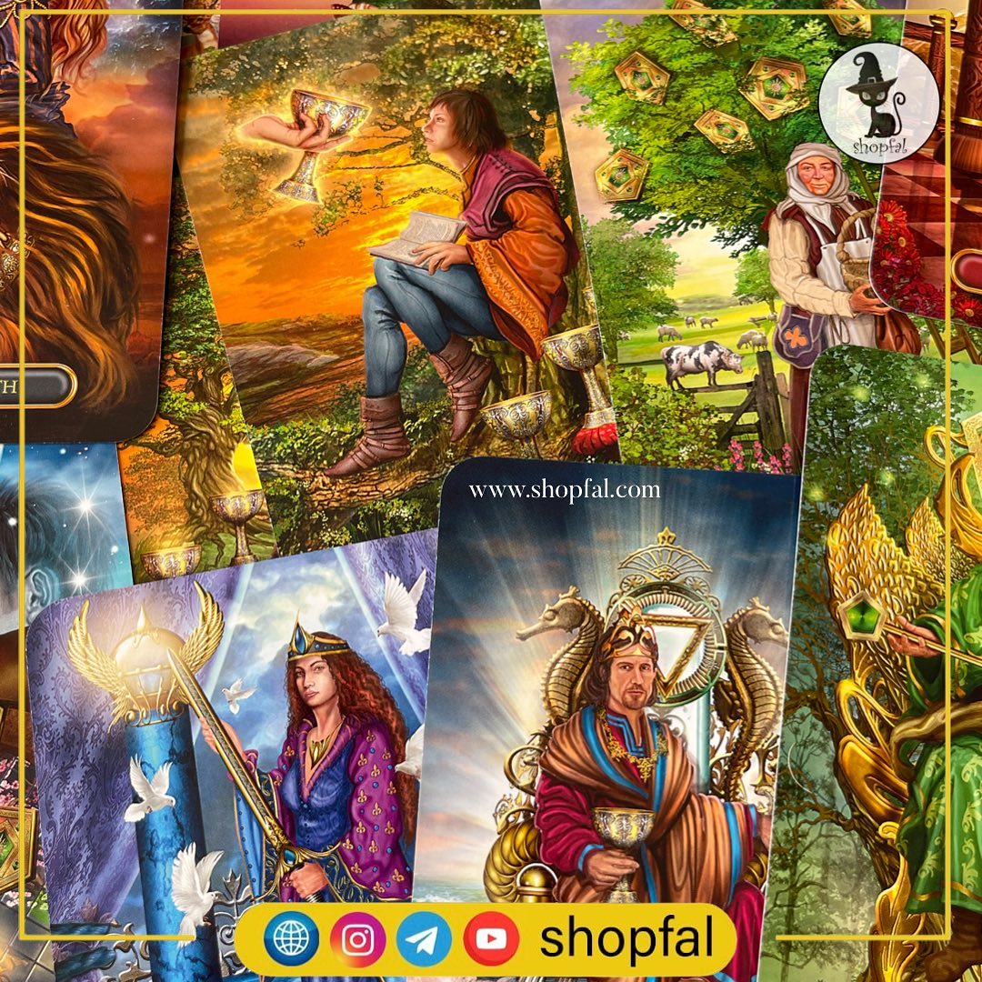 Gilded Tarot Royale - کارت تاروت رویال طلاکاری